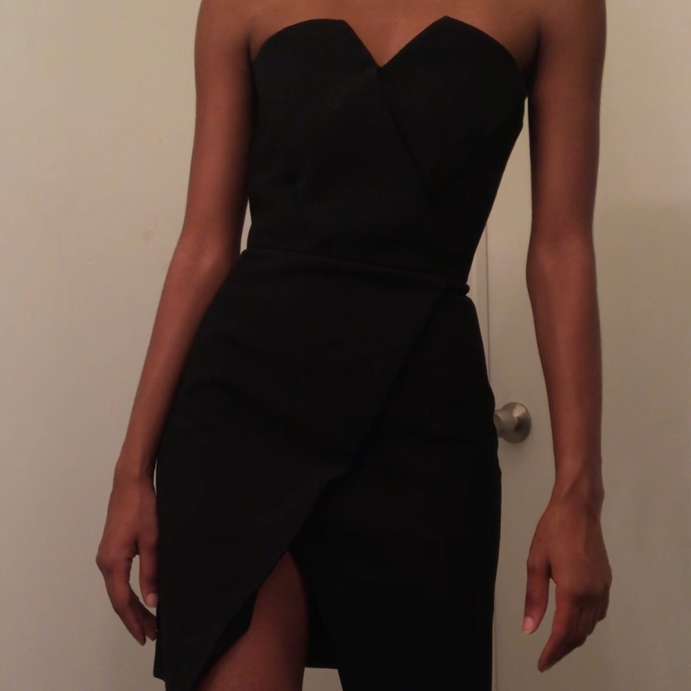 Strapless Little Black Dress